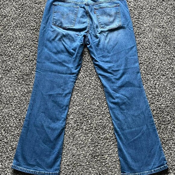 Levis 515 Jeans Womens 14 Blue Bootcut Denim Pants - Picture 6 of 8